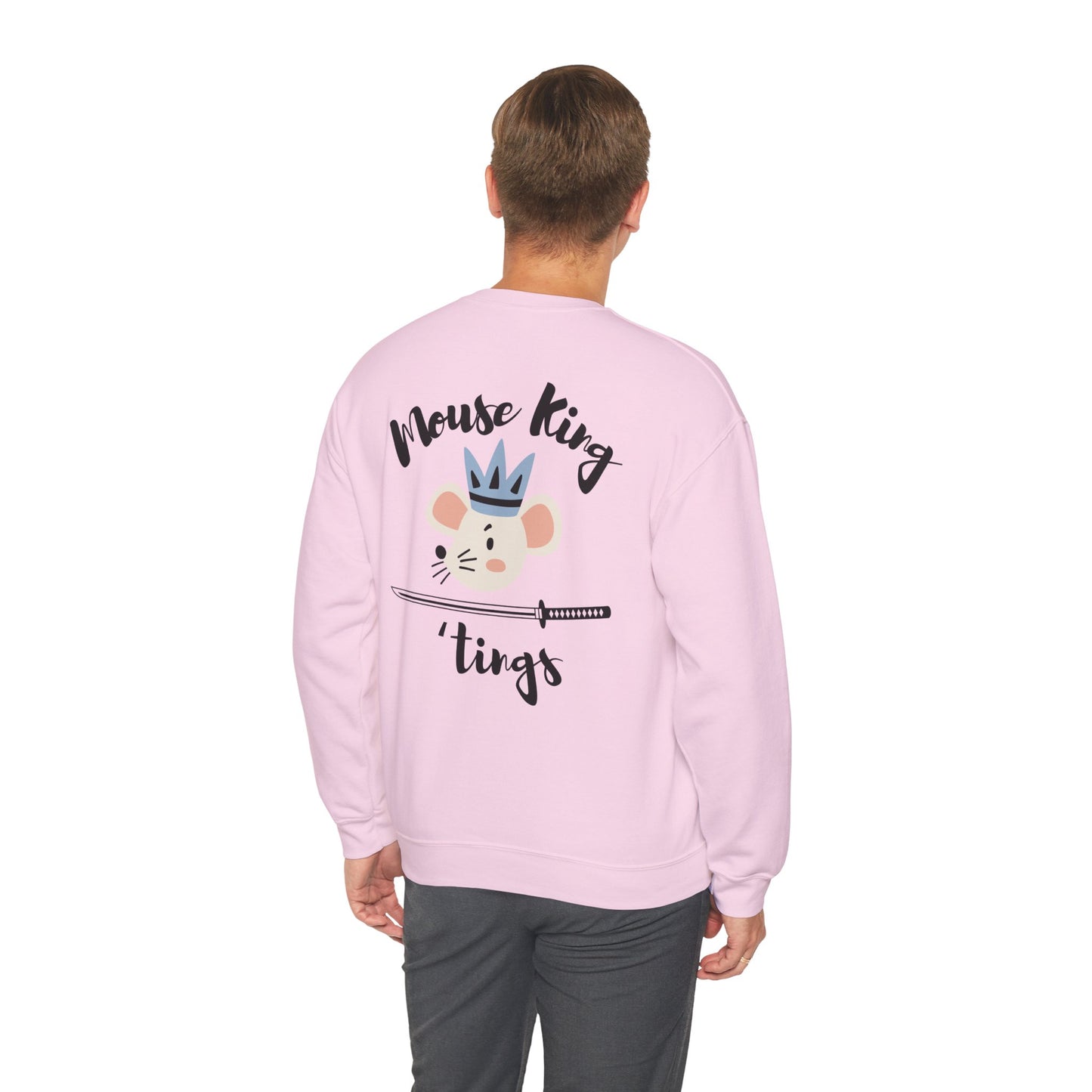 “Mouse King ’Tings” Back Print ADULT Sweatshirt + “Nutcracker 2025” Front – Unisex Heavy Blend Crewneck | Ballet Holiday Dance Apparel