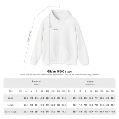 “Jeté” Official Embroidered Logo - Unisex Heavy Blend™ Hooded Sweatshirt | Premium Streetwear Dance Hoodie for Ballet & Dance Enthusiasts