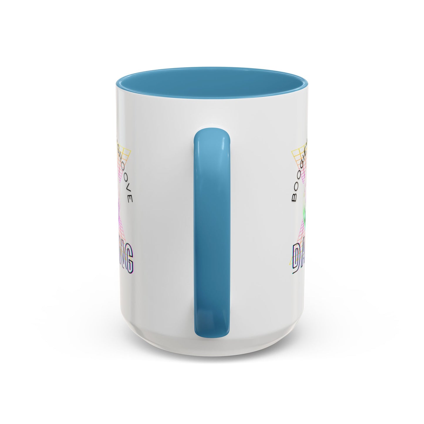 "Boogie, Hustle, Groove - Dancing" Disco Accent Coffee Mug – Fun Retro Dance Gift for Coffee Lovers