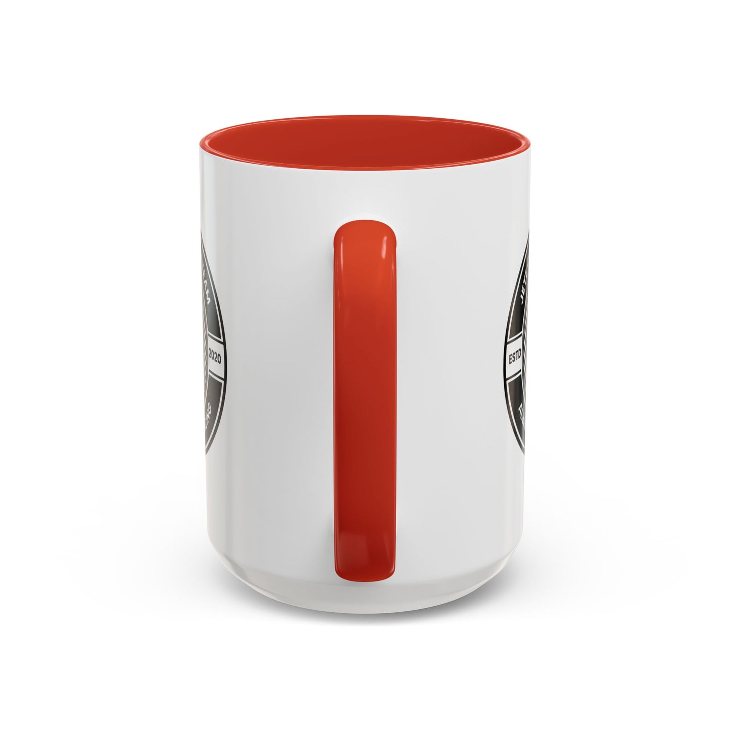 "Jeté Competition Team – Always Keep Dancing" Accent Coffee Mug – Collegiate Style Ceramic Mug for Dancers and Studio Teams