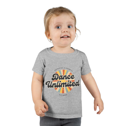 "Dance Unlimited – Potential & Growth" Toddler Dance T-Shirt – Retro Short Sleeve Tee for Kids