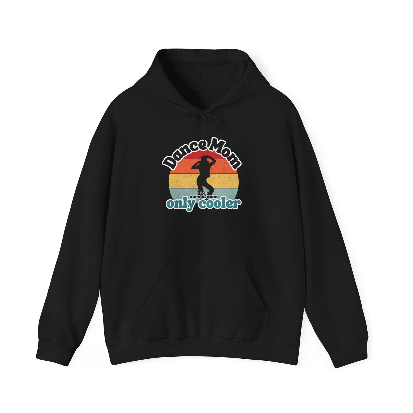 Dance Mom Hoodie – Retro Graphic Unisex Heavy Blend™ Sweatshirt for Proud Dance Moms – Fun Gift for Dance Recitals & Holidays