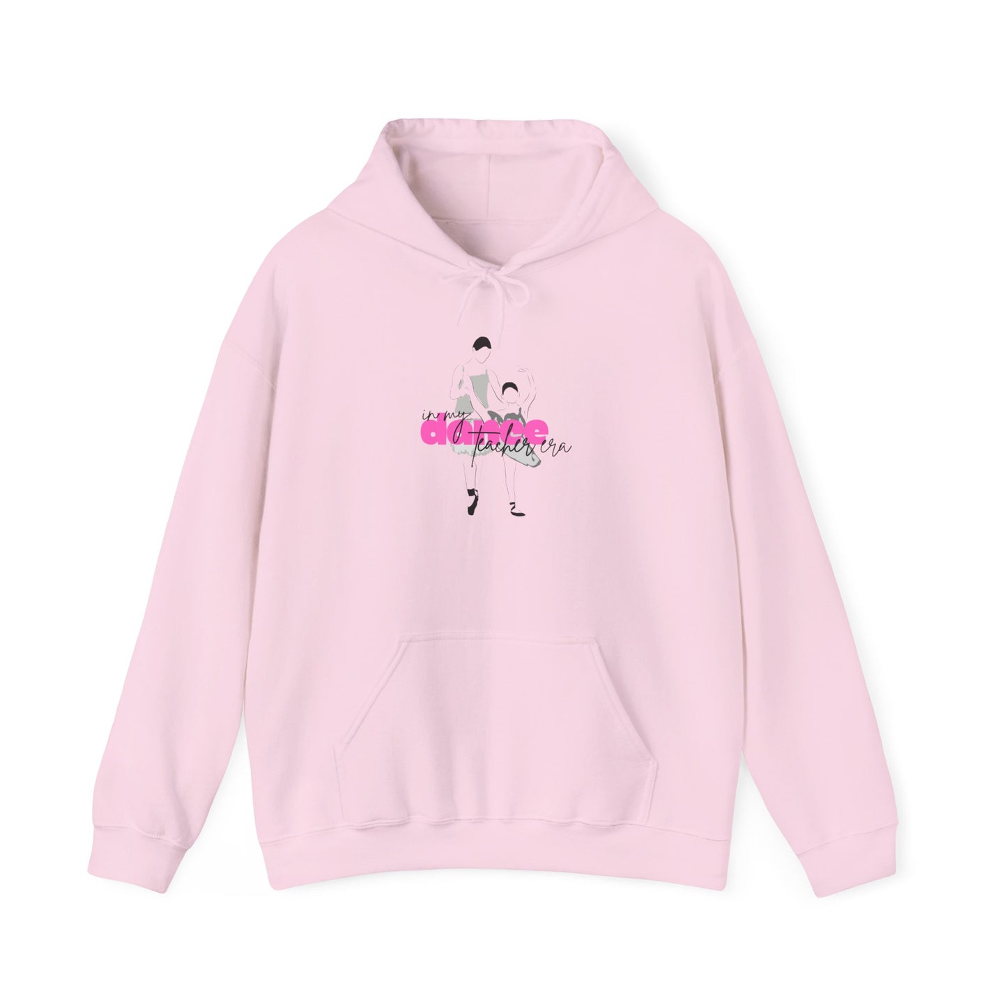 "In My Dance Teacher Era" Ballet Hoodie – Unisex Heavy Blend™ Hooded Sweatshirt with Ballet Teacher & Student Graphic
