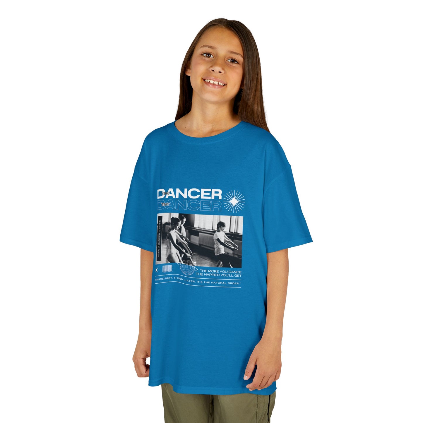 “Dancer” Youth Short Sleeve Tee – Ballet Class Streetwear-Inspired Dance Shirt for Kids
