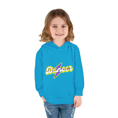 "Dancer" Superhero Toddler Pullover Fleece Hoodie – Cozy Dance-Themed Sweatshirt for Kids