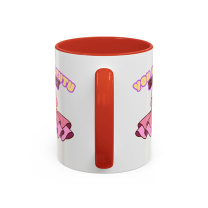 "You Are Tutu Sweet" Accent Coffee Mug – Cute Ballet Pun with Kawaii Ceramic Mug for Dancers and Dance Lovers
