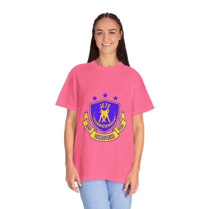 "Jeté Dance Gear" Unisex Garment-Dyed T-Shirt – Collegiate-Style Graphic Tee – Dance Apparel for Dancers & Performers