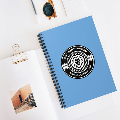 "Jeté Competition Team – Always Keep Dancing" Spiral Notebook – Collegiate Dance Journal for Competitive Dancers & Dance Teams