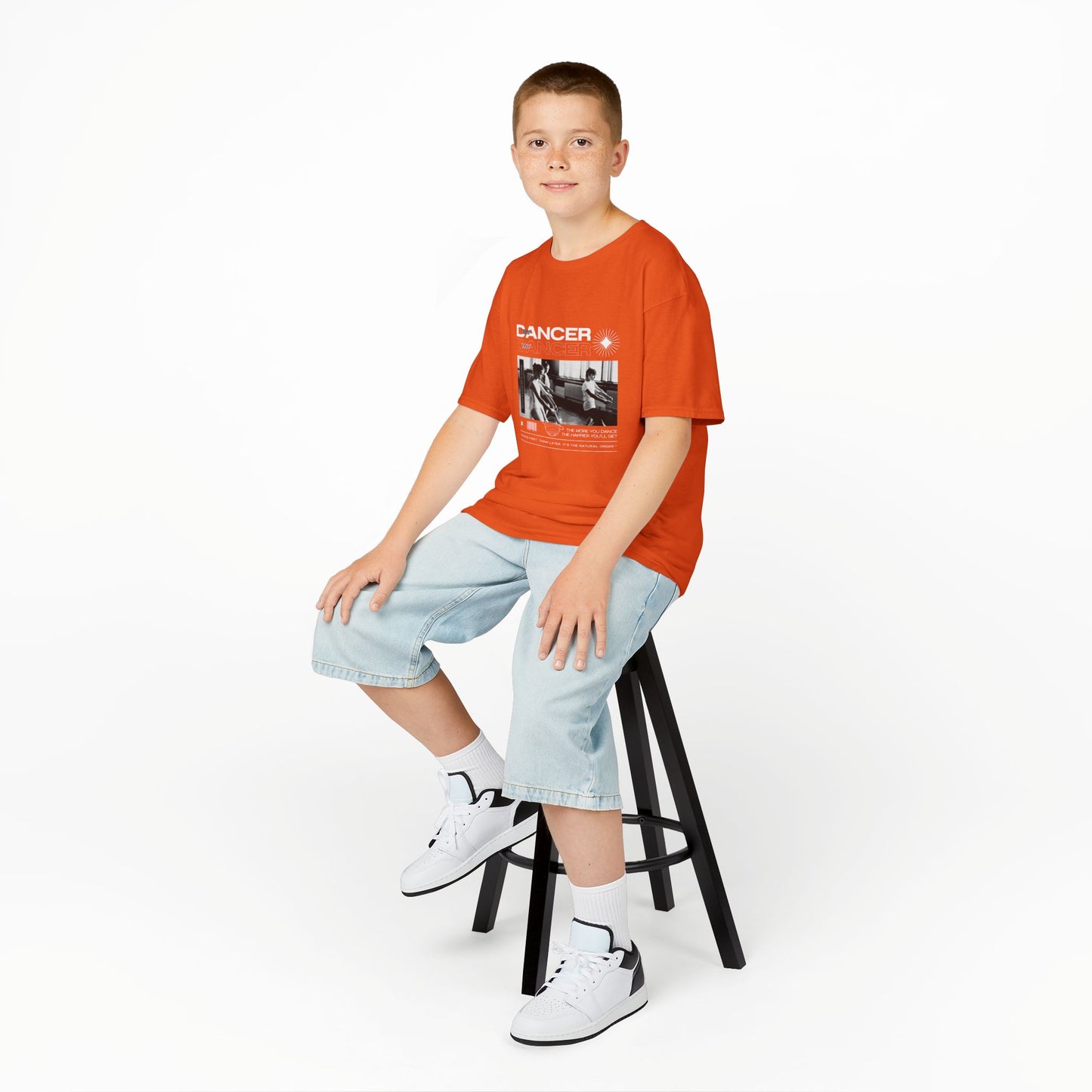 “Dancer” Youth Short Sleeve Tee – Ballet Class Streetwear-Inspired Dance Shirt for Kids