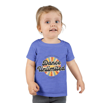 "Dance Unlimited – Potential & Growth" Toddler Dance T-Shirt – Retro Short Sleeve Tee for Kids