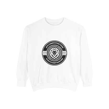 "Jeté Competition Team – Always Keep Dancing" Unisex Lightweight Crewneck Sweatshirt – Collegiate-Inspired Dance Team Pullover for Dancers & Studio Spirit Wear
