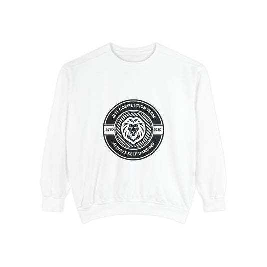 "Jeté Competition Team – Always Keep Dancing" Unisex Lightweight Crewneck Sweatshirt – Collegiate-Inspired Dance Team Pullover for Dancers & Studio Spirit Wear