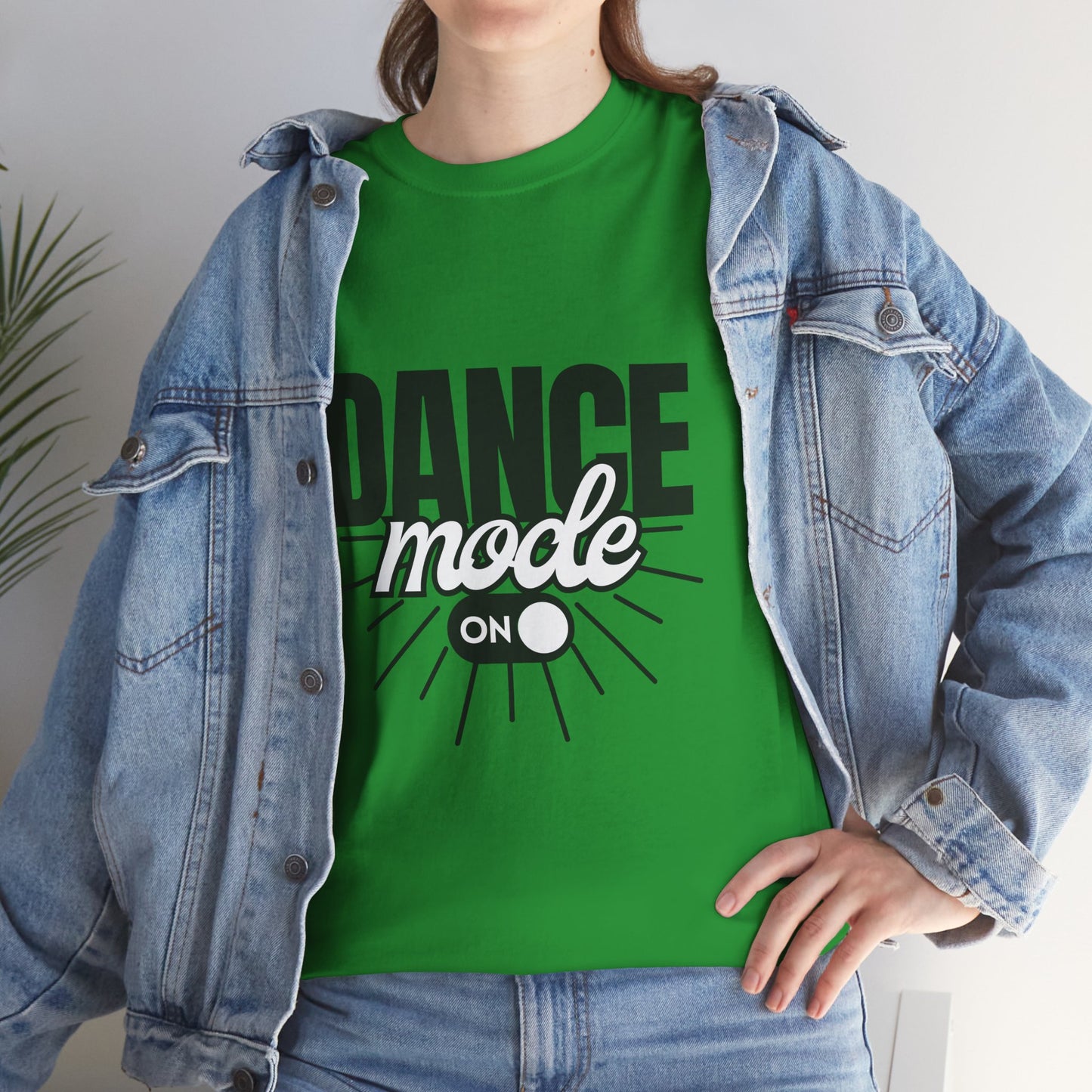 Dance Mode: On Unisex Heavy Cotton T-Shirt – Dance-Inspired Graphic Tee for Adults & Kids