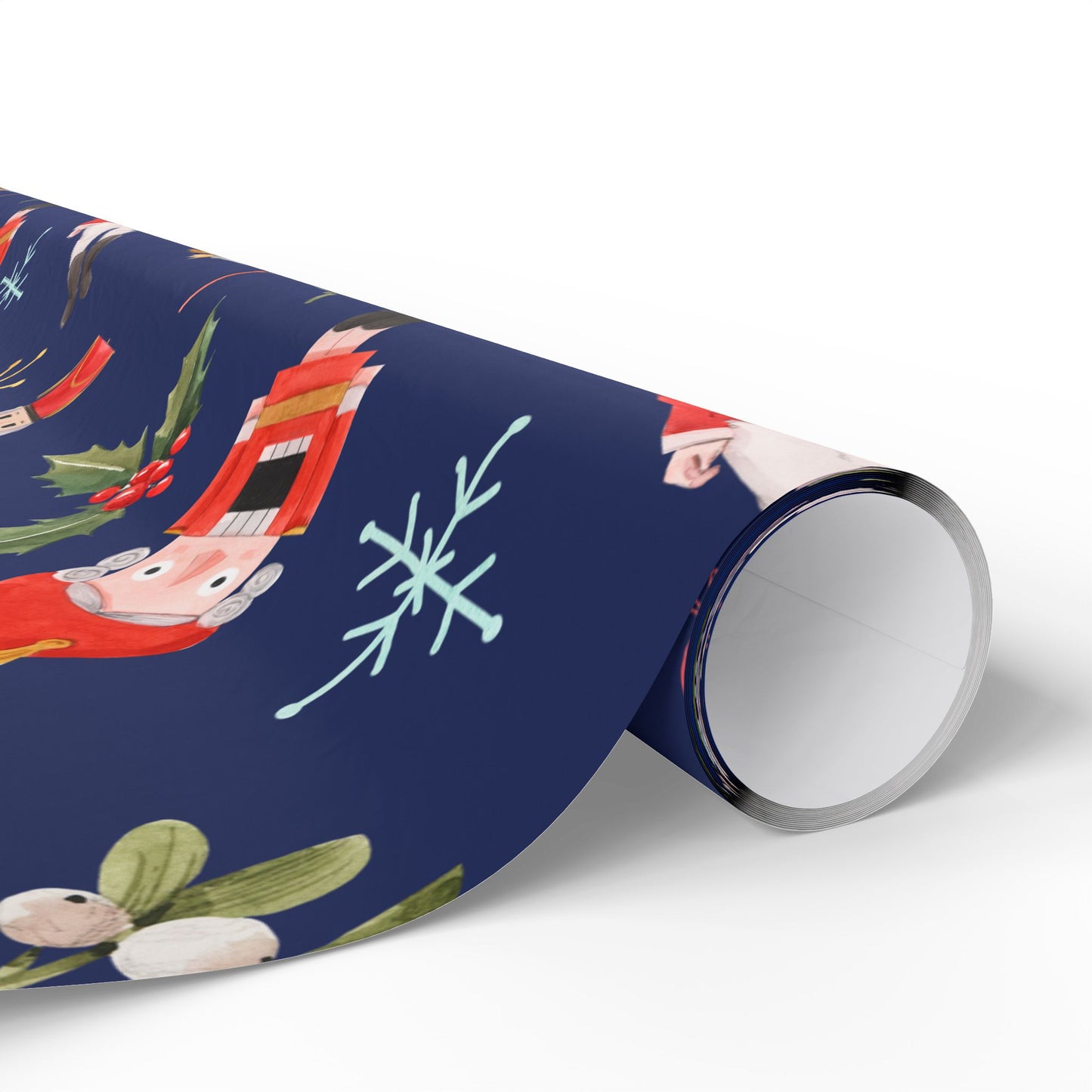 "Nutcracker Ballet" Christmas Wrapping Paper – Festive Holiday Gift Wrap with Classic Ballet Dancers & Christmas Scene Design, Perfect for Dance Lovers and Studios