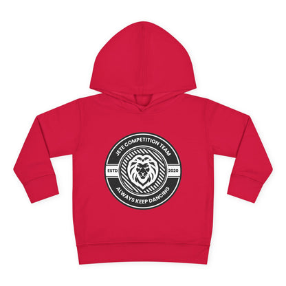 “Jeté Competition Team: Always Keep Dancing” Toddler Pullover Fleece Hoodie – Collegiate Dance Graphic |  Sweatshirt for Kids