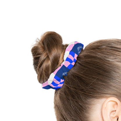 “Dancer – All in Your Attitude” Scrunchie – Retro Dance Hair Accessory with Motivational Graphic