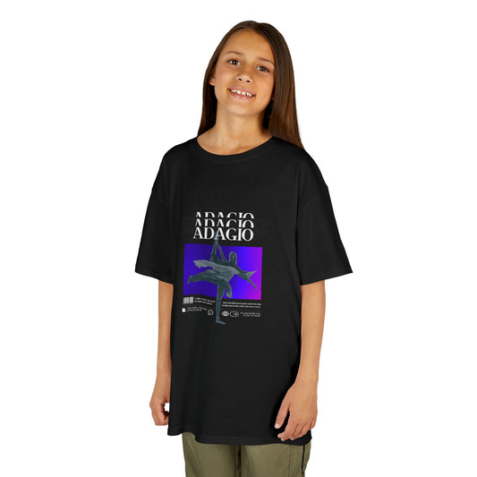 “Adagio” Youth Short Sleeve Ballet Definition Tee – Streetwear-Inspired Ballerina Dance T-Shirt