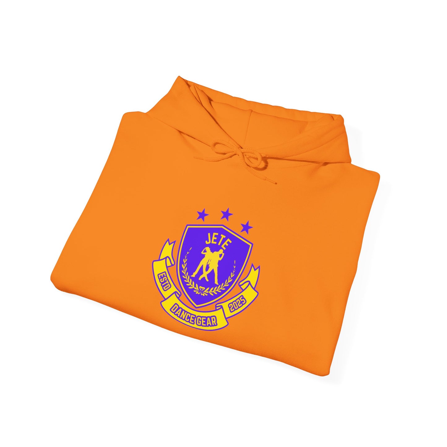 "Jeté Dance Gear" Unisex Hooded Sweatshirt – Collegiate Style Dance Hoodie for Dancers & Dance Lovers