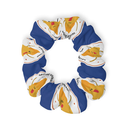 “Nacho Average Dancer” Scrunchie – Funny Dance Pun Hair Accessory with Cute Nacho Graphic