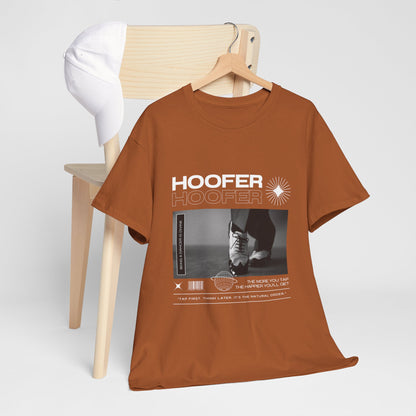 “Hoofer" Tap Dance Unisex Heavy Cotton Tee – Streetwear-Inspired Tap Shoes Graphic T-Shirt for Dancers