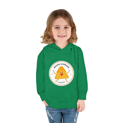 "Nacho Average Dancer" Pullover Fleece Sweatshirt with Cute Nacho Graphic | Funny Dance Gift for Kids - Toddler Dance Hoodie