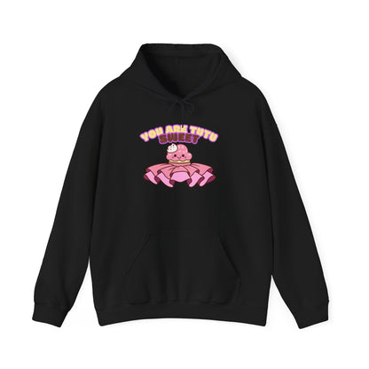"You Are Tutu Sweet" Unisex Heavy Blend Hooded Sweatshirt – Kawaii Cupcake in Tutu Dance Graphic Hoodie for Adults and Teens