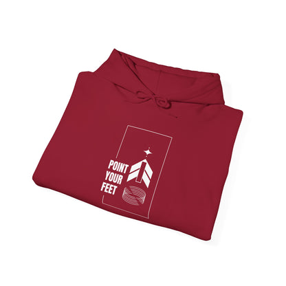 "Point Your Feet" Streetwear Dance Hoodie – Unisex Heavy Blend™ Hooded Sweatshirt for Dancers & Ballet Lovers