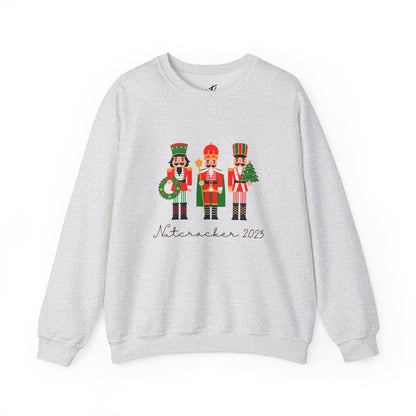 “Nutcracker 2025” ADULT Sweatshirt – Unisex Heavy Blend Crewneck | Ballet Holiday Dance Sweatshirt for Dancers