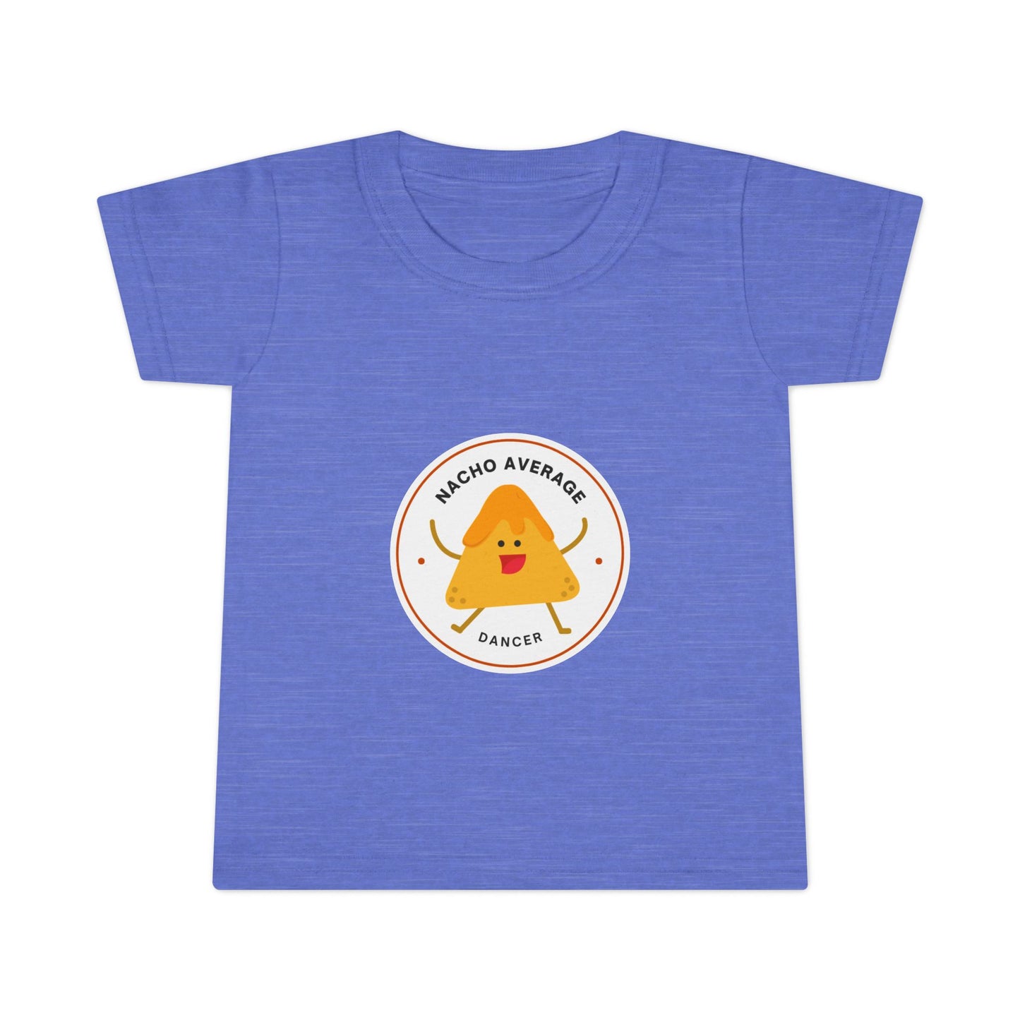 "Nacho Average Dancer" Toddler Dance T-Shirt – Cute Nacho Graphic Short Sleeve Tee for Kids
