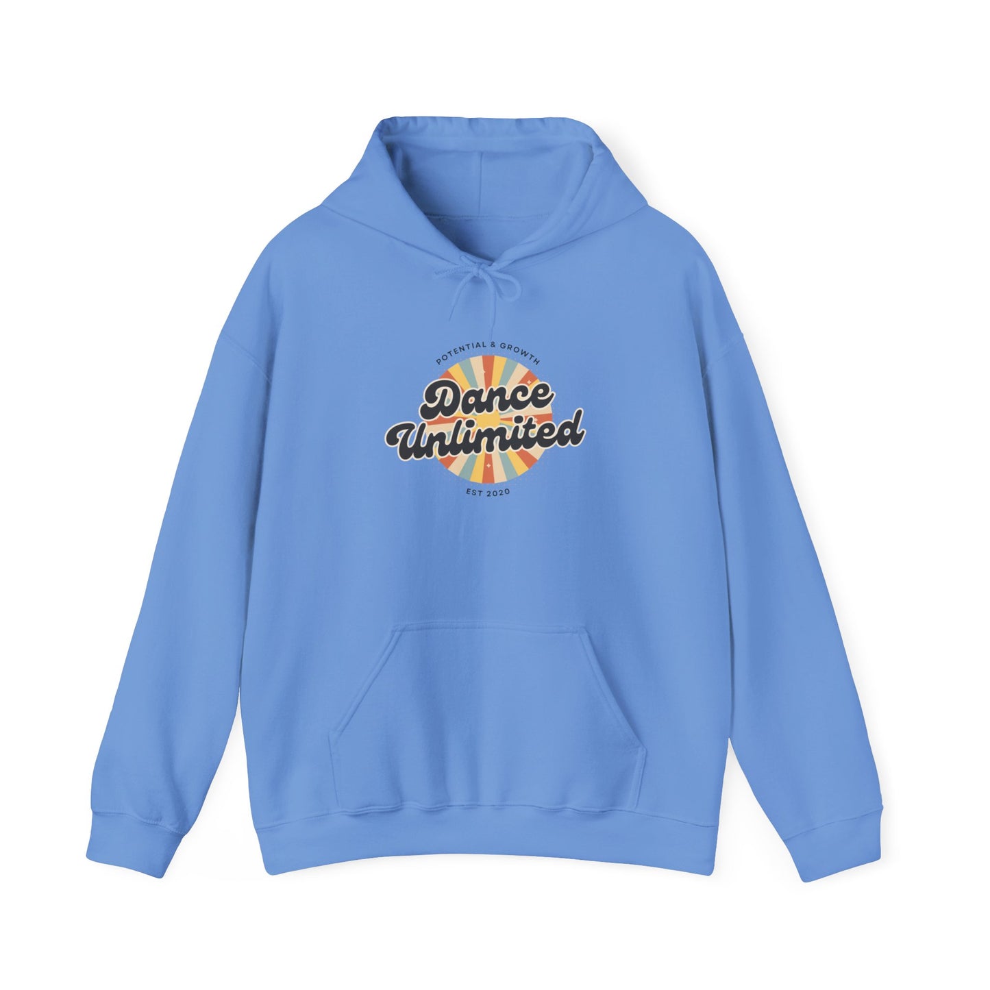 "Dance Unlimited – Potential & Growth" Retro Unisex Hoodie  Dance-Inspired Sweatshirt