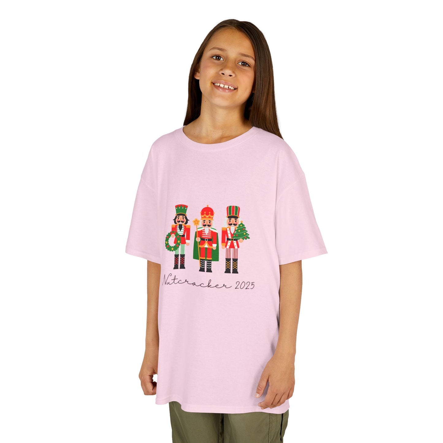 “Nutcracker 2025” T-shirt – YOUTH Crewneck | Ballet Holiday Dance T-shirt for Dancers
