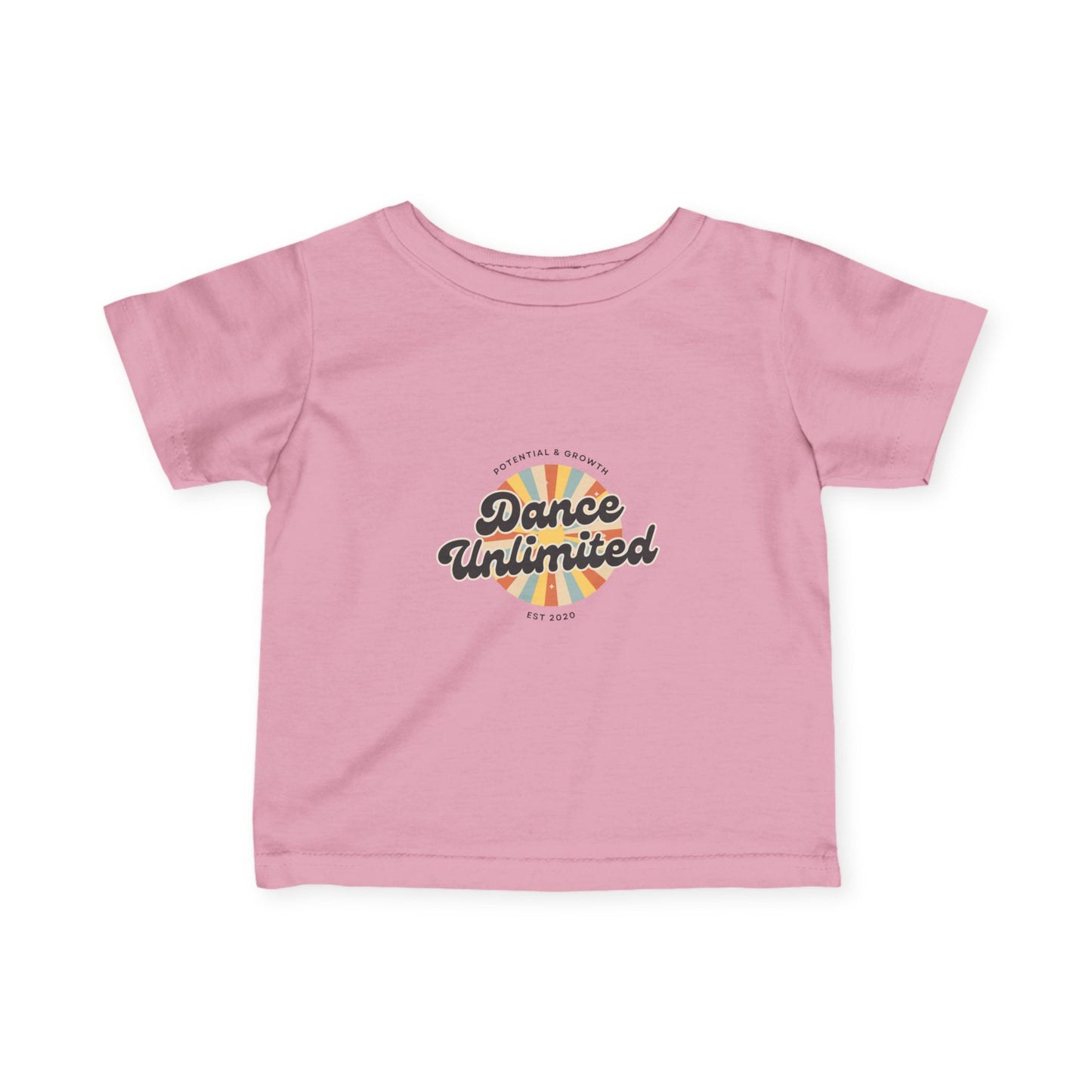 "Dance Unlimited – Potential & Growth" Infant Fine Jersey Tee – Retro Dance Graphic Baby T-Shirt for Inspired Little Performers