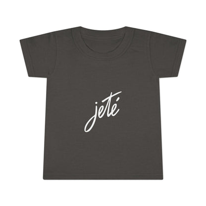 “Jeté” Official Logo | Ballet & Dance T-Shirt for Toddlers & Young Dance Enthusiasts - Toddler Short Sleeve Tee