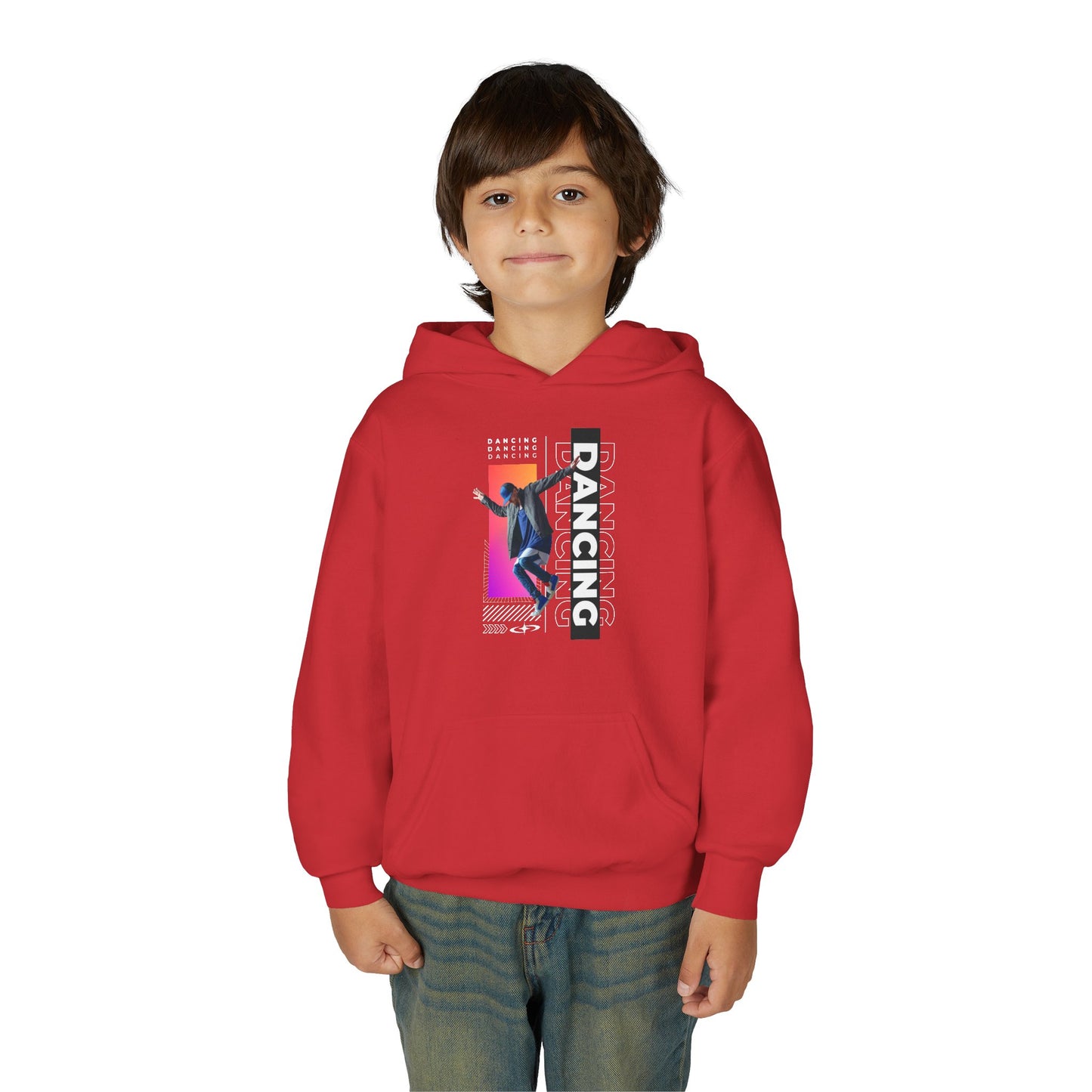 “Dancing” Male Dancer Streetwear Graphic | Unisex Youth Hoodie – Dance Hoodie for Kids & Young Performers