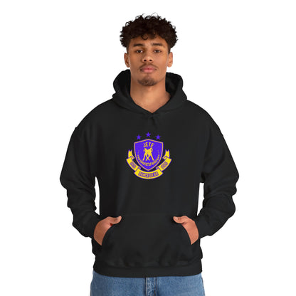 "Jeté Dance Gear" Unisex Hooded Sweatshirt – Collegiate Style Dance Hoodie for Dancers & Dance Lovers