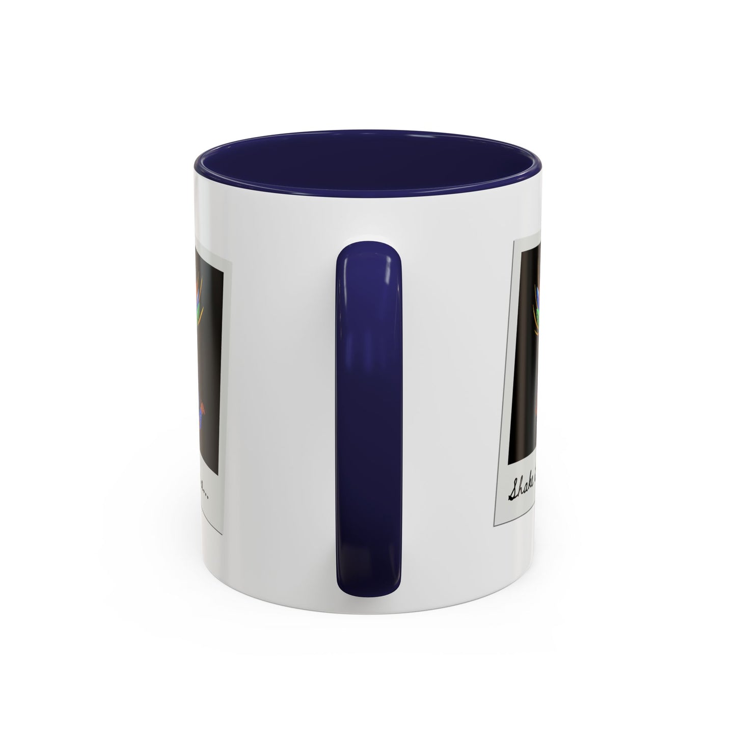 "Shake It Like a..." Accent Coffee Mug – Fun Dance Quote Ceramic Mug for Dancers and Music Lovers