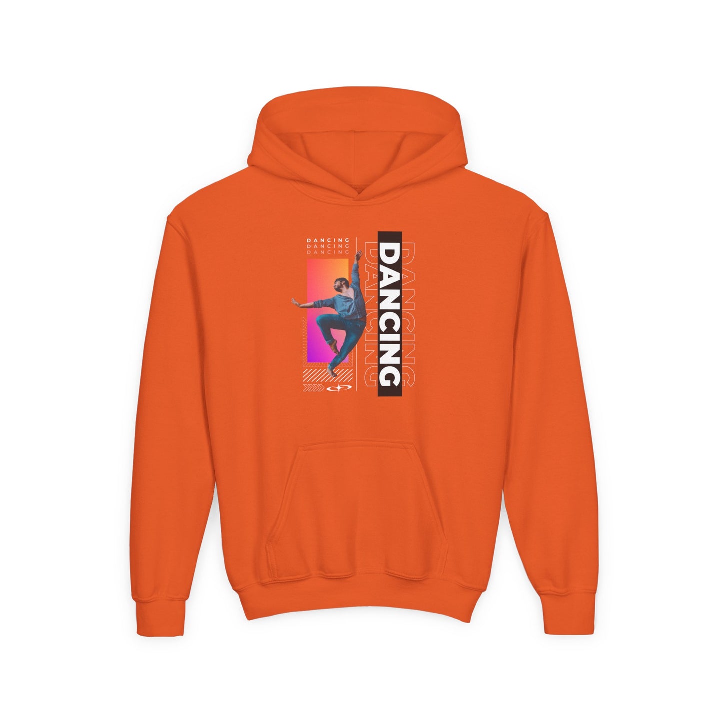 “Dancing” Male Dancer Streetwear Graphic | Unisex Youth Hoodie – Dance Hoodie for Kids & Young Performers