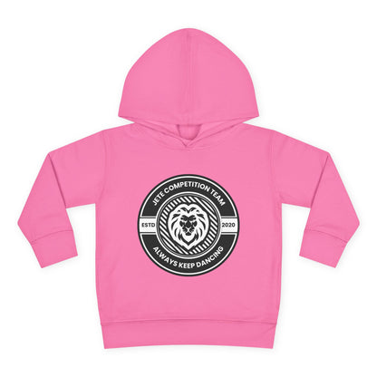 “Jeté Competition Team: Always Keep Dancing” Toddler Pullover Fleece Hoodie – Collegiate Dance Graphic |  Sweatshirt for Kids