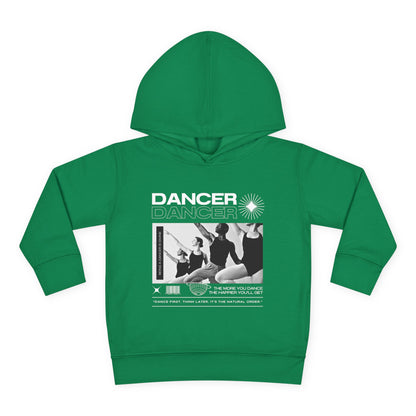 “Dancer” Toddler Pullover Hoodie – Streetwear-Inspired Ballet Barre Graphic Sweatshirt for Kids
