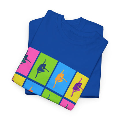 "Ballet" Pop Art Inspired Dance Graphic Unisex Heavy Cotton Tee – Artistic Ballet Dancer T-Shirt for Dance Lovers