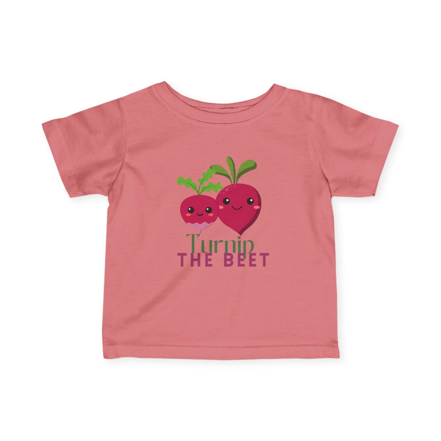 "Turnip the Beet" Cute Veggie Dance Infant Fine Jersey Tee – Funny Baby Dance T-Shirt with Adorable Pepper Graphic
