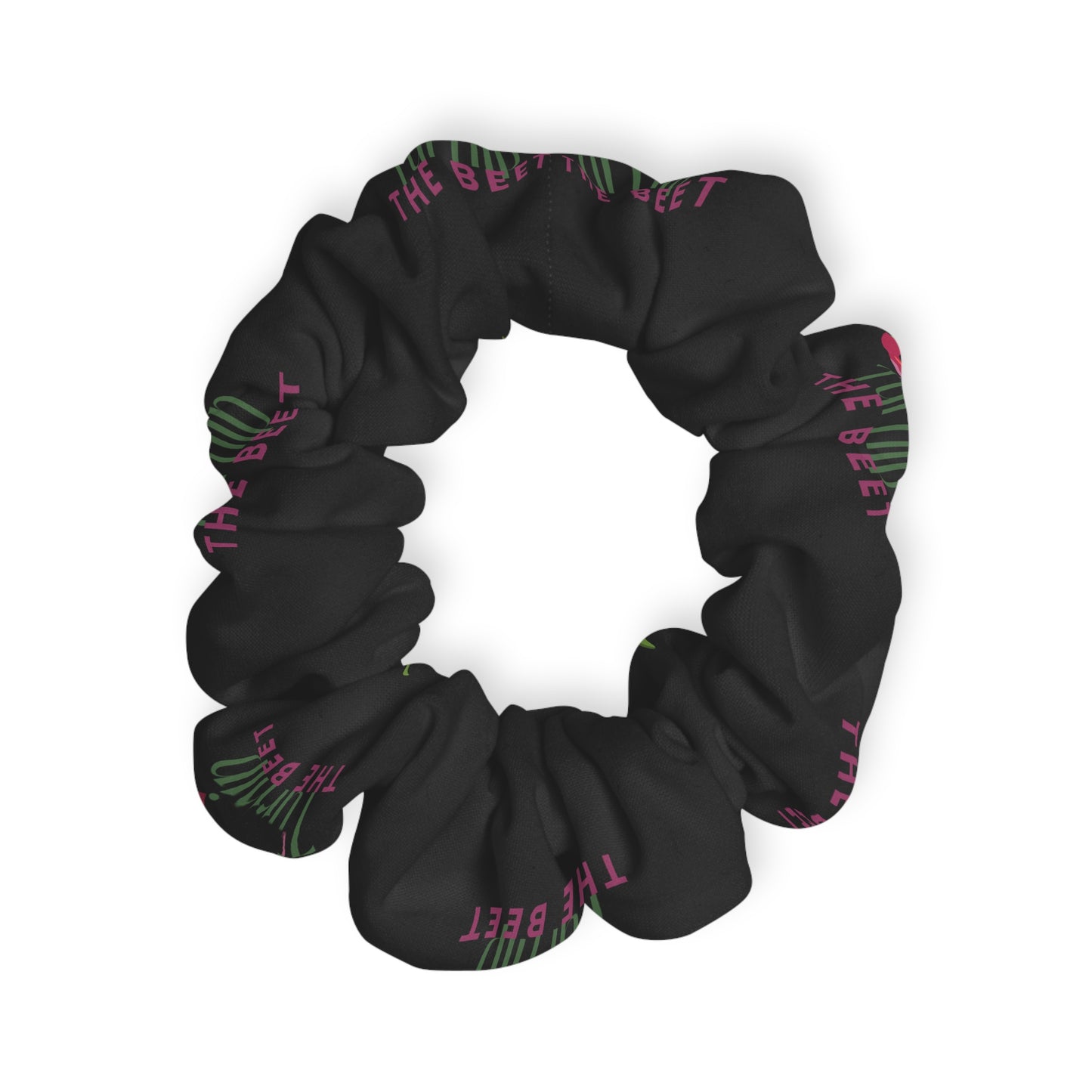 "Turnip the Beet” Scrunchie – Funny Dance Pun Hair Accessory with Cute Pepper Graphic