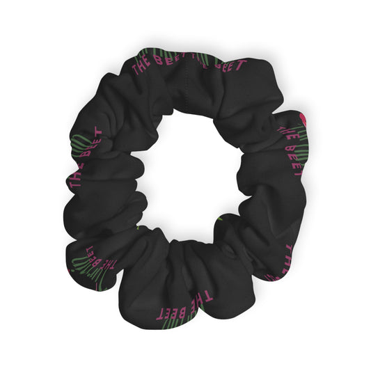 "Turnip the Beet” Scrunchie – Funny Dance Pun Hair Accessory with Cute Pepper Graphic