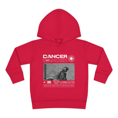 “Tiny Dancer” Toddler Pullover Hoodie – Streetwear-Inspired Ballet Dancer Graphic Sweatshirt for Kids