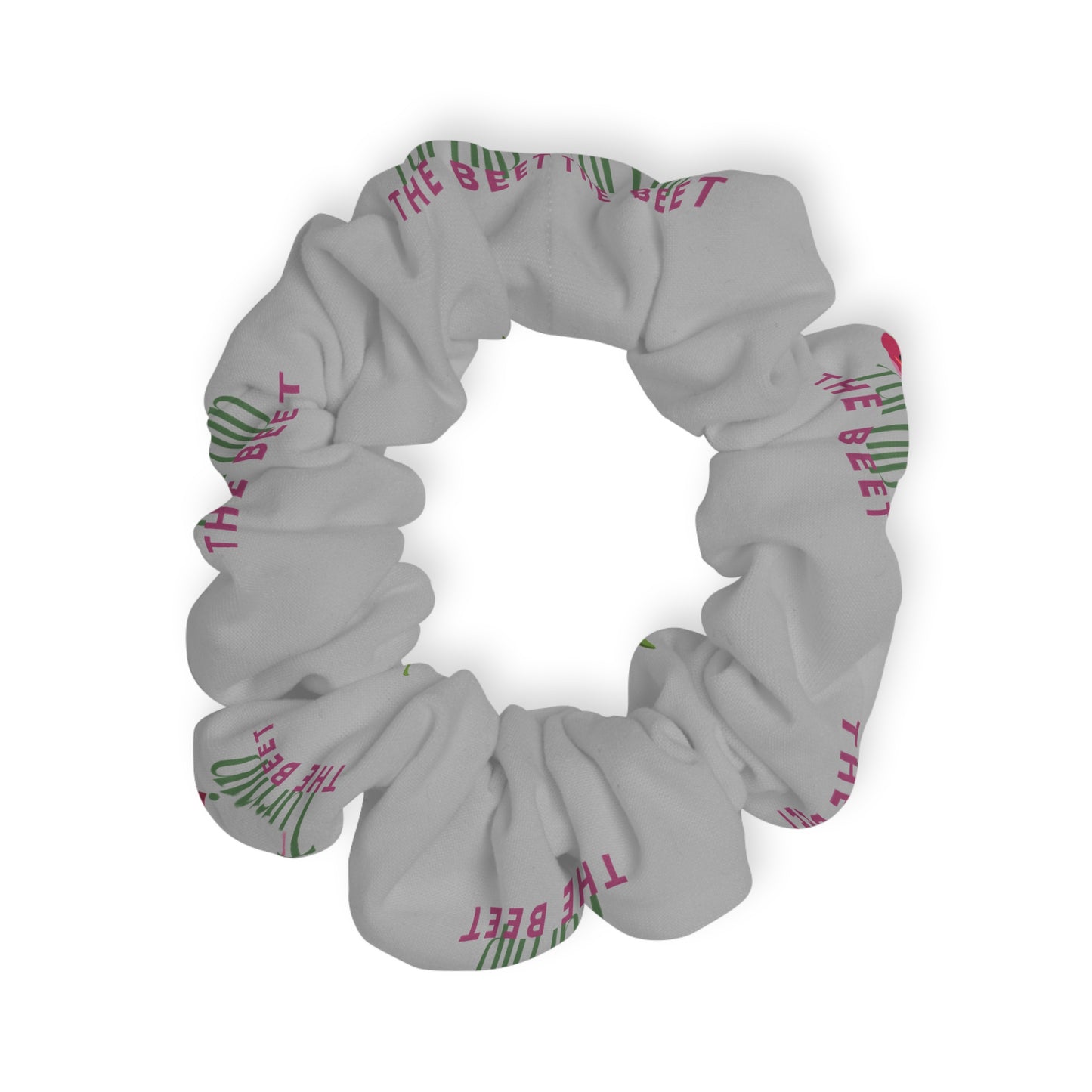 "Turnip the Beet” Scrunchie – Funny Dance Pun Hair Accessory with Cute Pepper Graphic