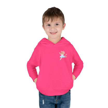 “Every Meow & Then I Dance” Adorable Dancing Cat Graphic | Cute Cat Dance Hoodie for Toddlers & Little Ballet Lovers - Toddler Pullover Hoodie