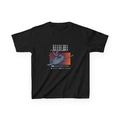 “Allegro” Definition Youth Ballet Short Sleeve T-Shirt – Streetwear-Inspired Ballerina Graphic Kids Dance Tee