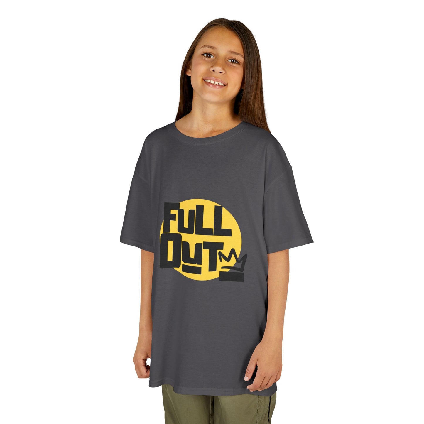 "Full Out" Dance Youth T-Shirt – Bold Streetwear-Inspired Graphic Tee for Dancers