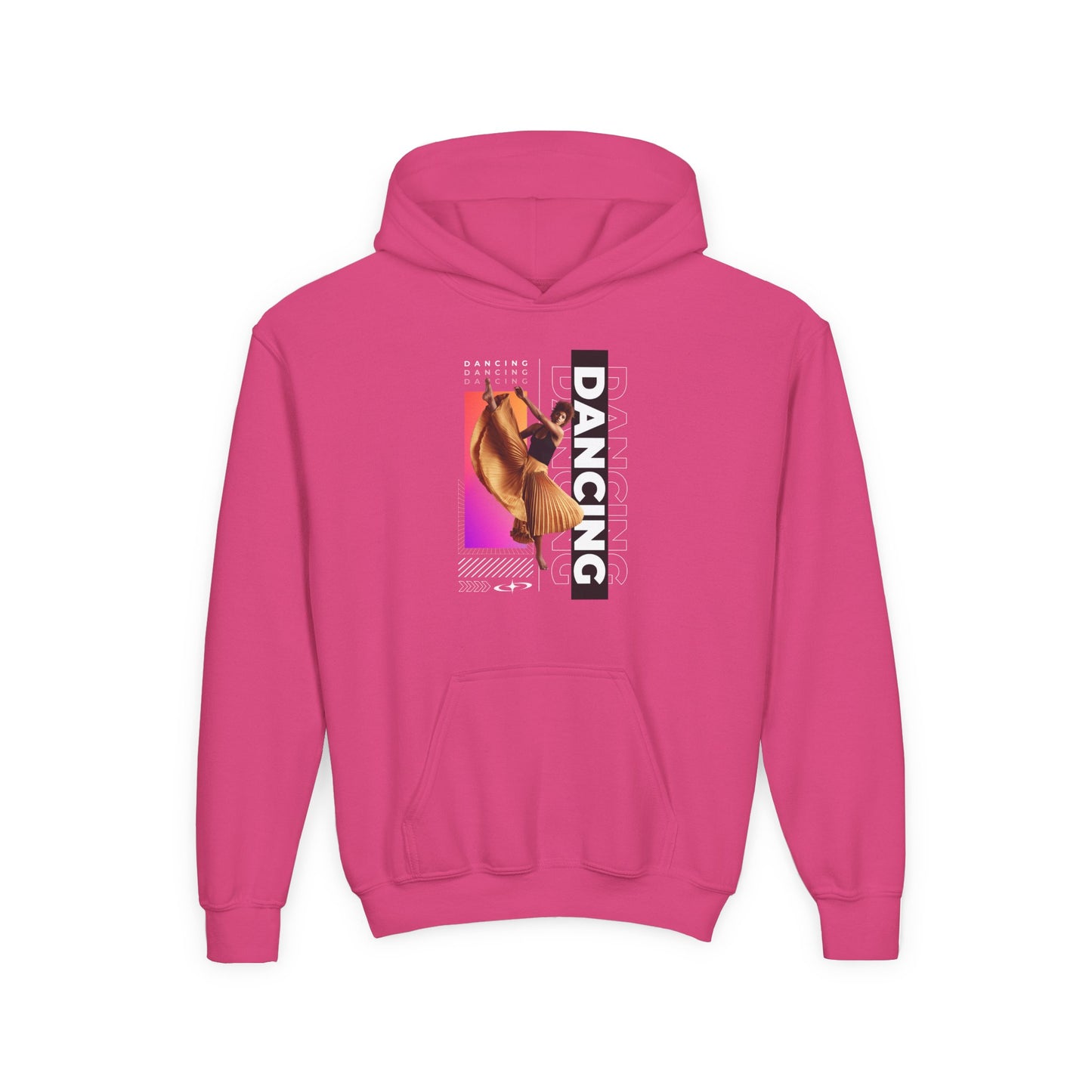 “Dancing” Female Dancer Streetwear Graphic | Unisex Youth Hoodie – Dance Hoodie for Kids & Young Performers