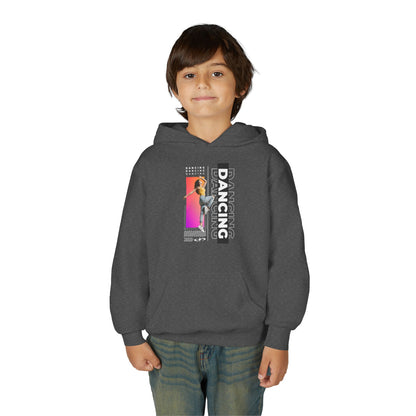 “Dancing” Female Dancer Streetwear Graphic | Unisex Youth Hoodie – Dance Hoodie for Kids & Young Performers